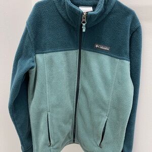 Columbia Blue and Gray Fleece Jacket